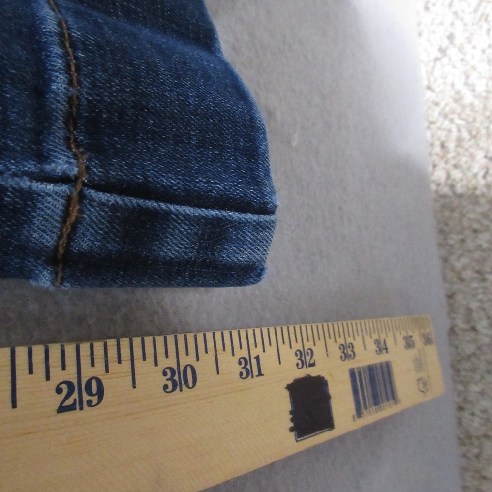 J Jill Jeans 10 Tall High Rise Flare Patch Pocket Boho Retro Sailor Medium Wash - Picture 6 of 10